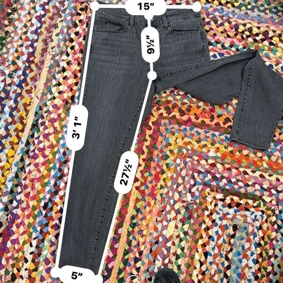 Universal Thread Black Washed High Rise Skinny stretch size 10R- EUC - Picture 4 of 6